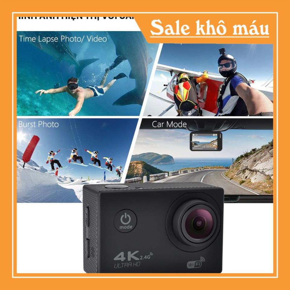 ✅ Camera hành trình Sport 4K UltraHD, Camera hành trình ô tô, xe máy, Độ lấy nét cao, Chống rung, Bảo hành chính hãng