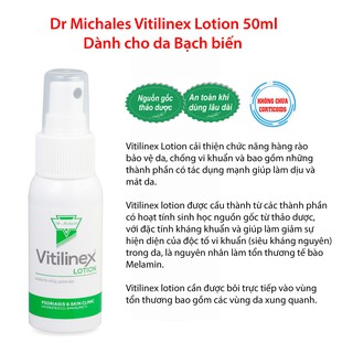 Nước xịt Lotion dành cho bệnh Bạch Biến DR MICHAELS VITILINEX LOTION
