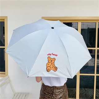 Ô Dù Gấp Che Mưa Hình Gấu Why Bear