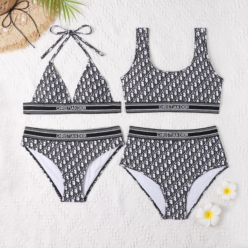 Bikini 2 Mảnh Christian Dior Cạp Cao Mẫu Mới Sang Chảnh