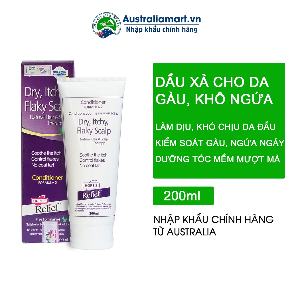 Dầu xả Hope’s Relief dành cho da đầu gàu và khô ngứa 200ml