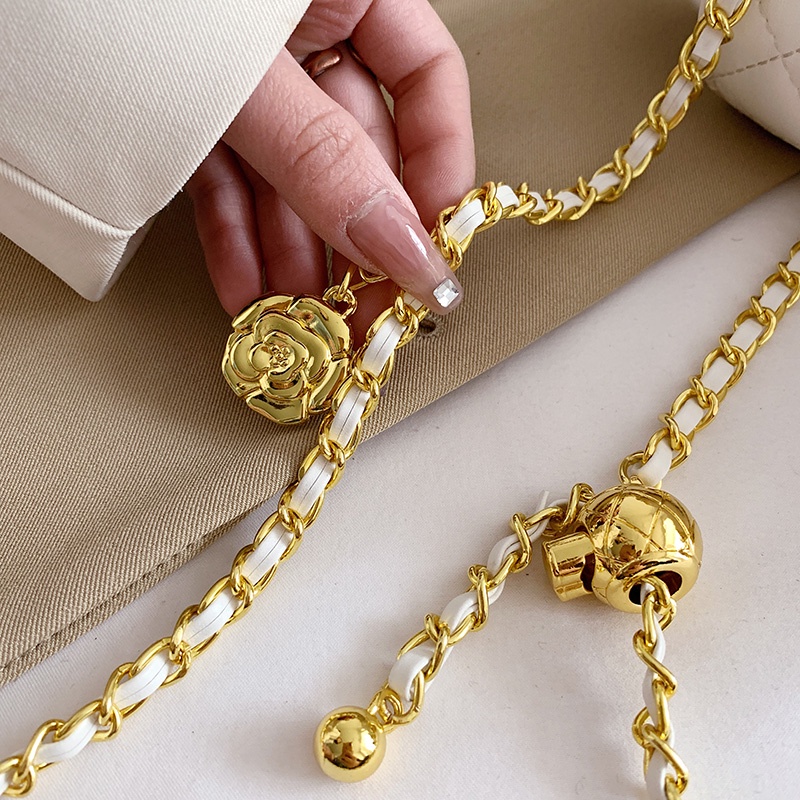 Túi đeo vai IELGY họa tiết vân kim cương dây xích cao cấp phong cách Hàn Quốc dành cho nữ