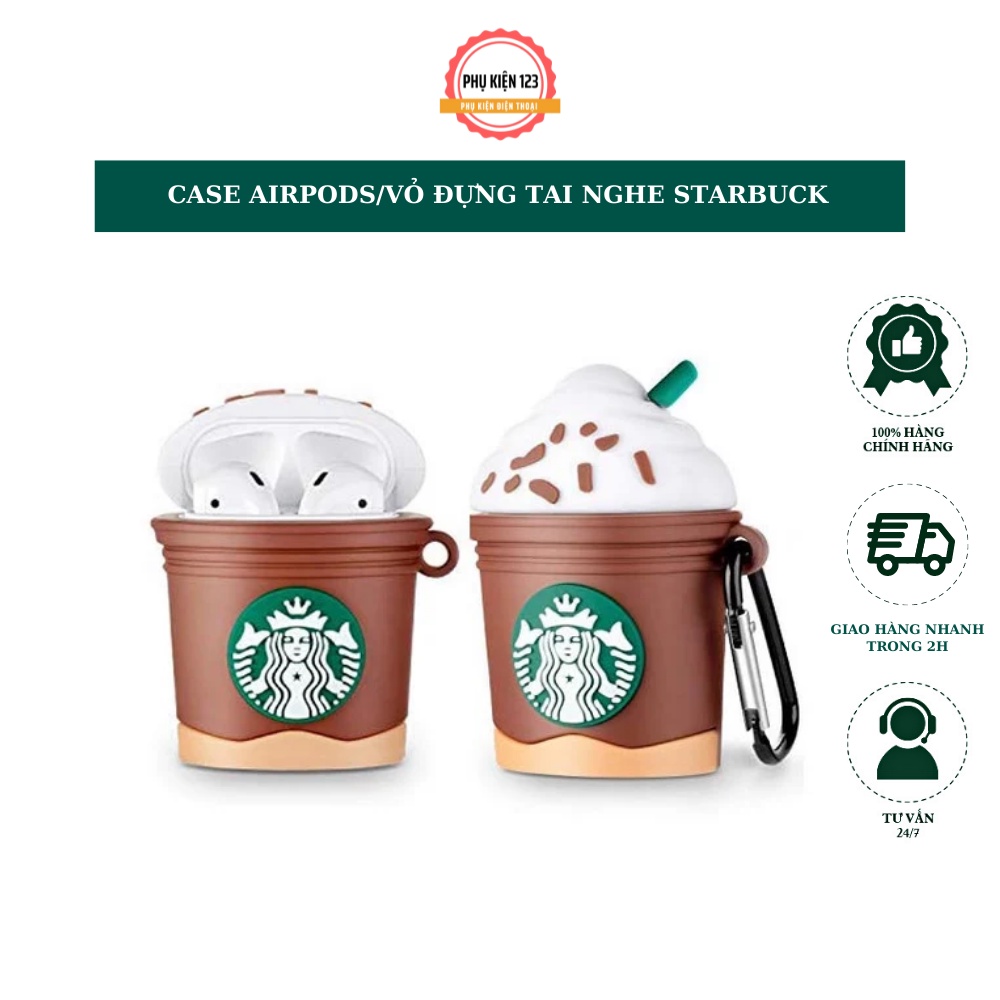 Vỏ đựng tai nghe/Airpods Starbuck