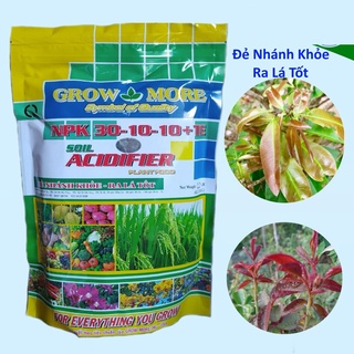 Phân bón lá growmore 30-10-10+te 1 kg, đẻ nhánh khỏe - ra lá tốt, phan bon la my grow more