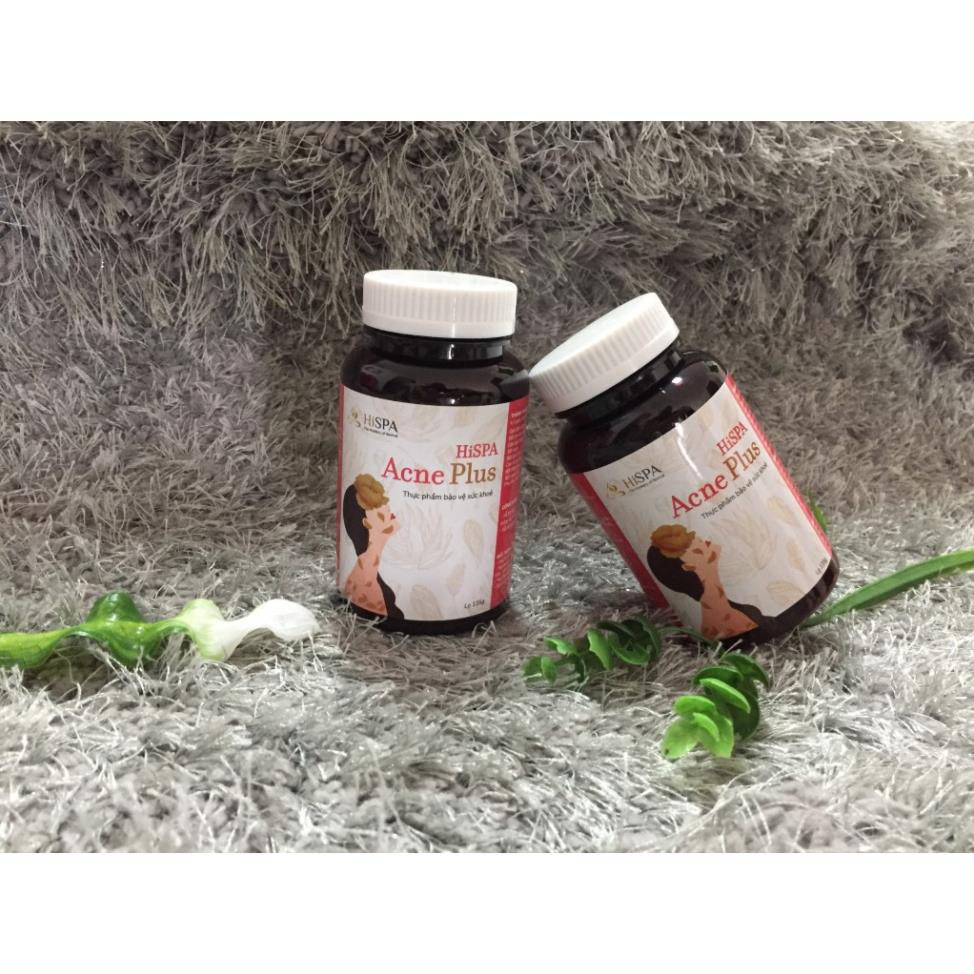 Viên uống hỗ trợ Trị mụn đầu đen, mụn bọc, nám dứt điểm tận gốc làm đẹp sáng da từ bên trong giúp thải độc HiSPA AcnePl | BigBuy360 - bigbuy360.vn
