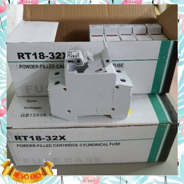 Hộp cầu chì RT18-32X, cầu chì OMG-FS32M, ruột chì sứ 2A-32A