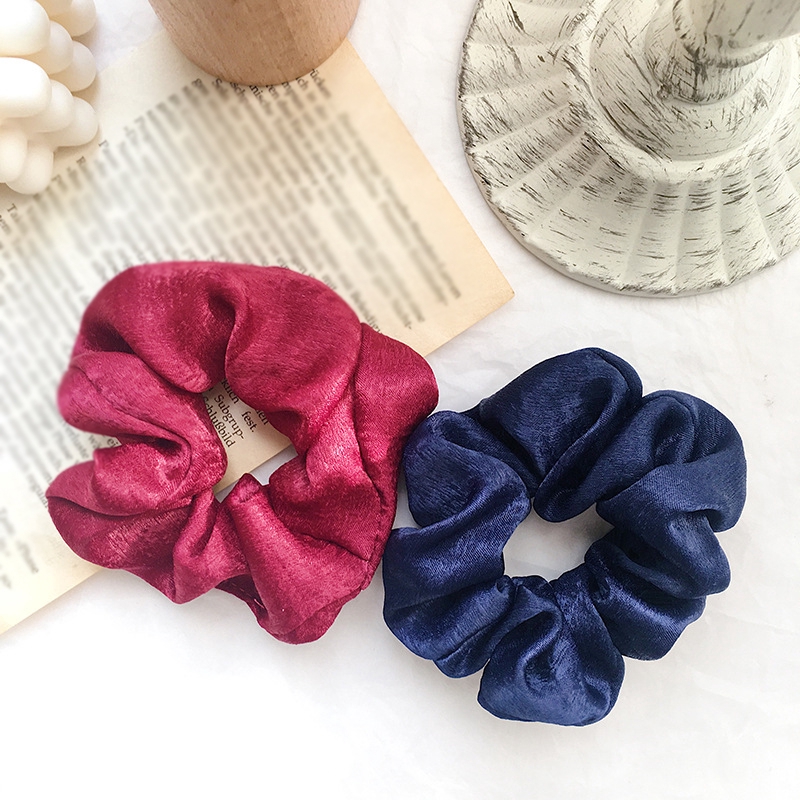 Dây Buộc Tóc Co Giãn Màu Trơn Thời Trang Cho Nữ (Hair Scrunchies)