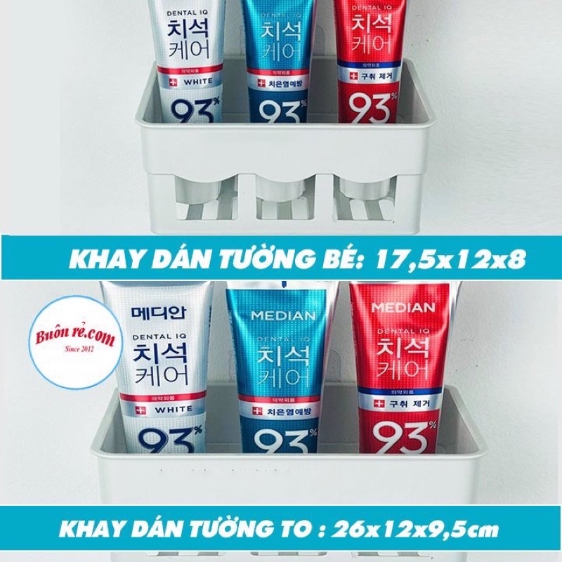 Khay đựng đồ dán tường phòng tắm nhà bếp nhựa Việt Nhật 5698,5699