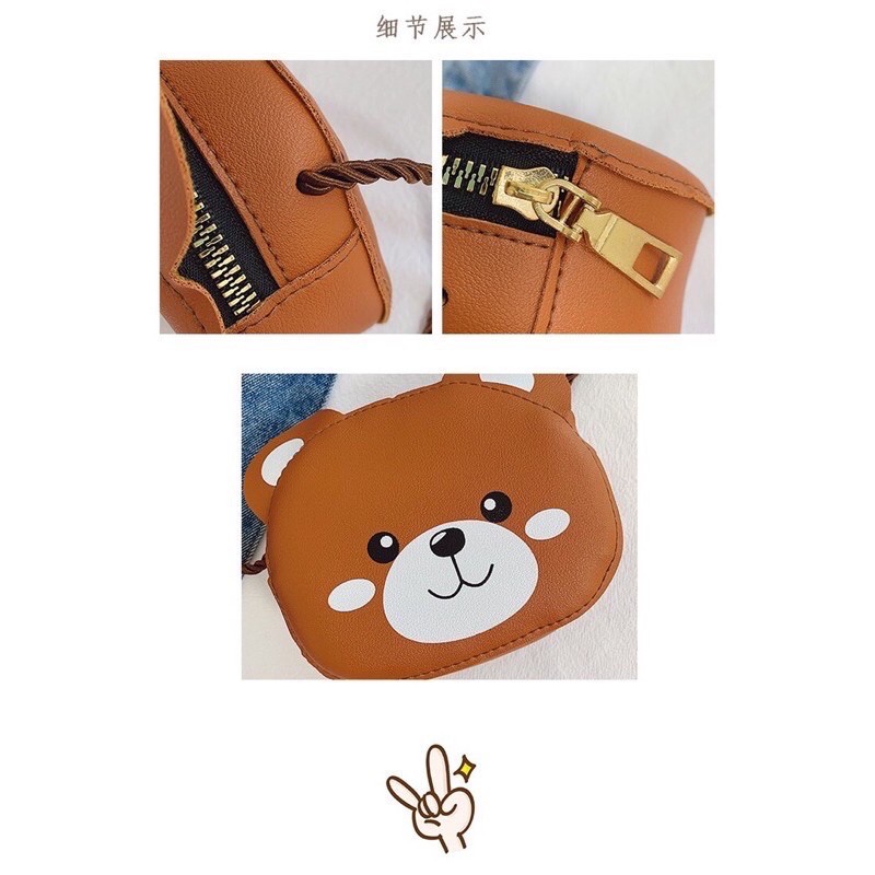 TÚI ĐỰNG LÌ XÌ/ TÚI CHÉO HOẠT HÌNH DỄ THƯƠNG CHO BÉ