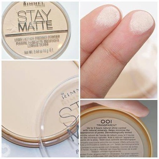 PHẤN PHỦ RIMMEL STAY MATTE PRESSED POWDER