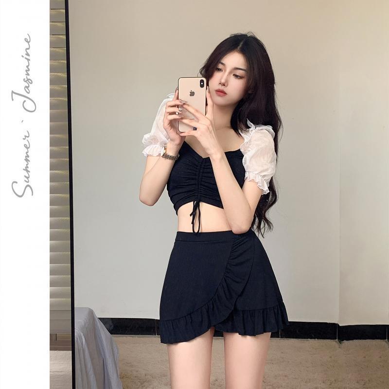 Bộ Đồ Bơi Thiết Kế Mới Quyến Rũ Thời Trang Theo Phong Cách Hàn Quốc Cho Nữ