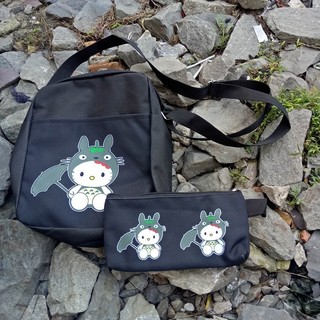 SET BALO VẢI 3 MÓN MÈO DÙ CUTE