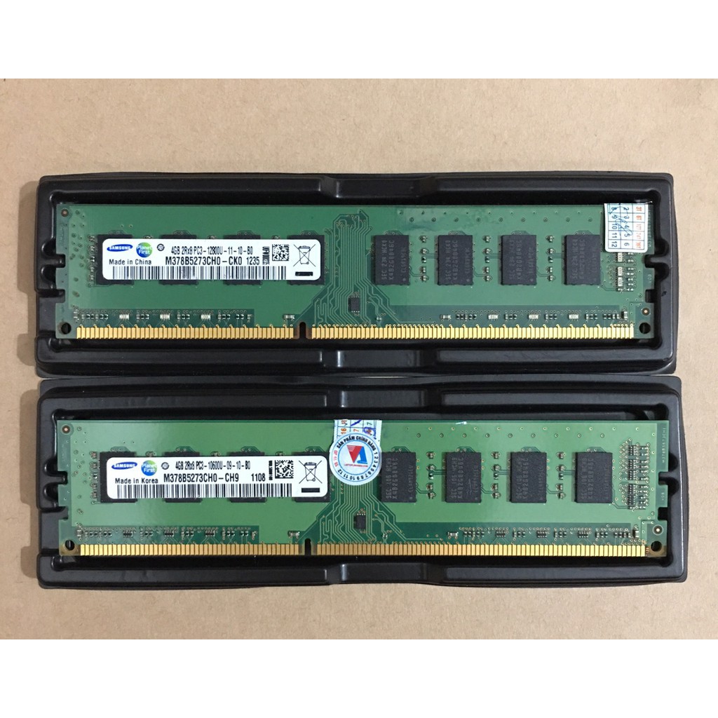 Ram máy tính 4GB DDR3 bus 1600 PC3 12800 Kingston / Samsung / Hynix