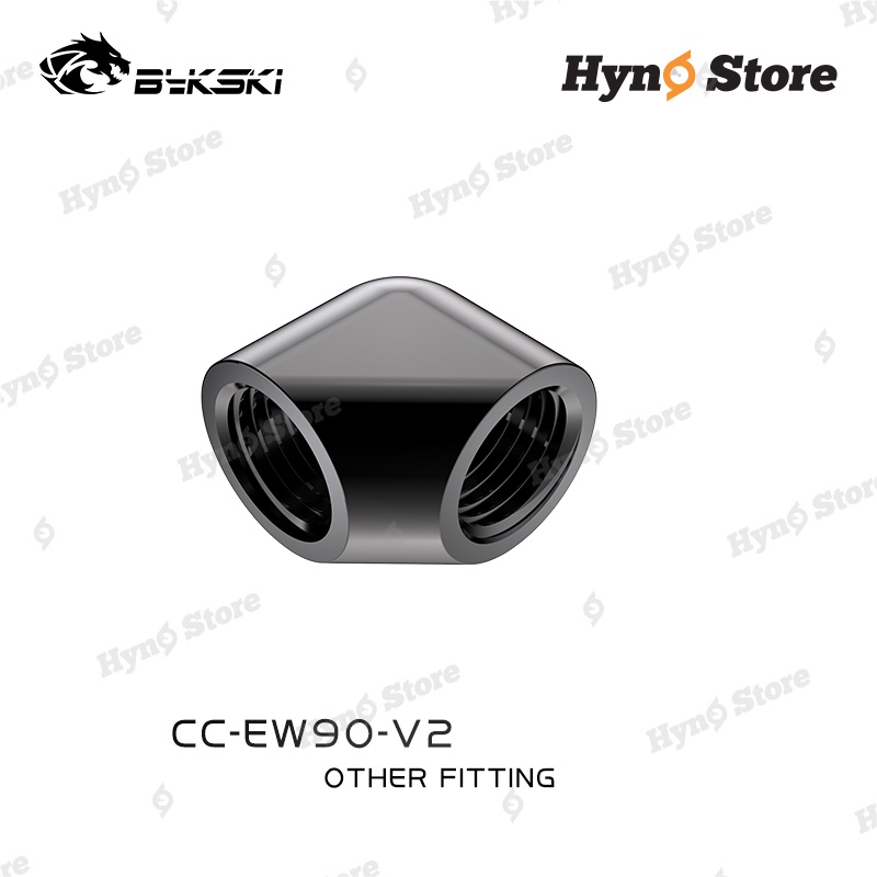 Fit 90 Double female G1/4 Bykski CC-EW90-V2 Tản nhiệt nước custom - Hyno Store