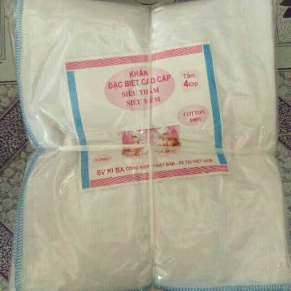 Khăn tắm xô Kiba Việt Nam ( 4 lớp, 6 lóp)