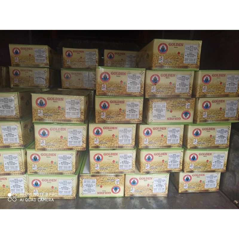 [Sẵn hàng] 500gr nho vàng hàng loại ngon [đóng túi zip bạc]
