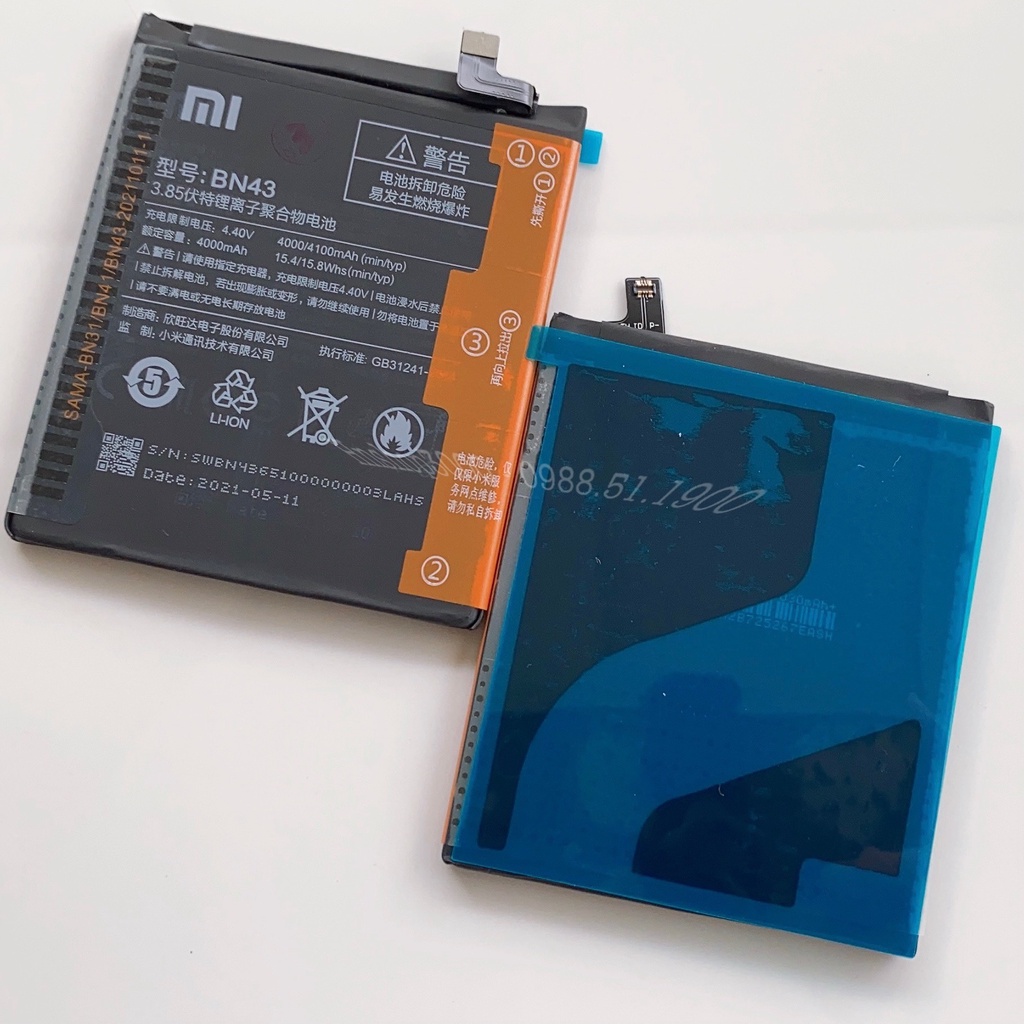 Pin Xiaomi Redmi Note 4X BN43 Dung Lượng 4100mAh Zin Chính Hãng - Bảo Hành 6 Tháng