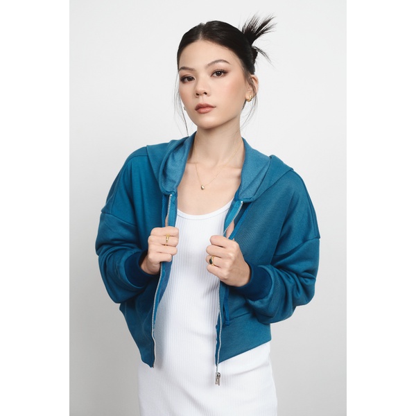 Áo khoác thun MAYBI kiểu lệch tà nhiều màu năng động cá tính