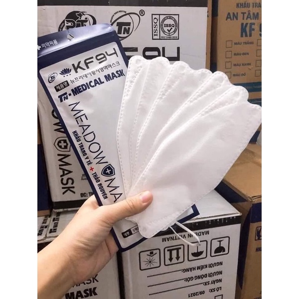 Set 50 chiếc khẩu trang KF94 - Khẩu trang tiêu chuẩn công nghệ Hàn Quốc