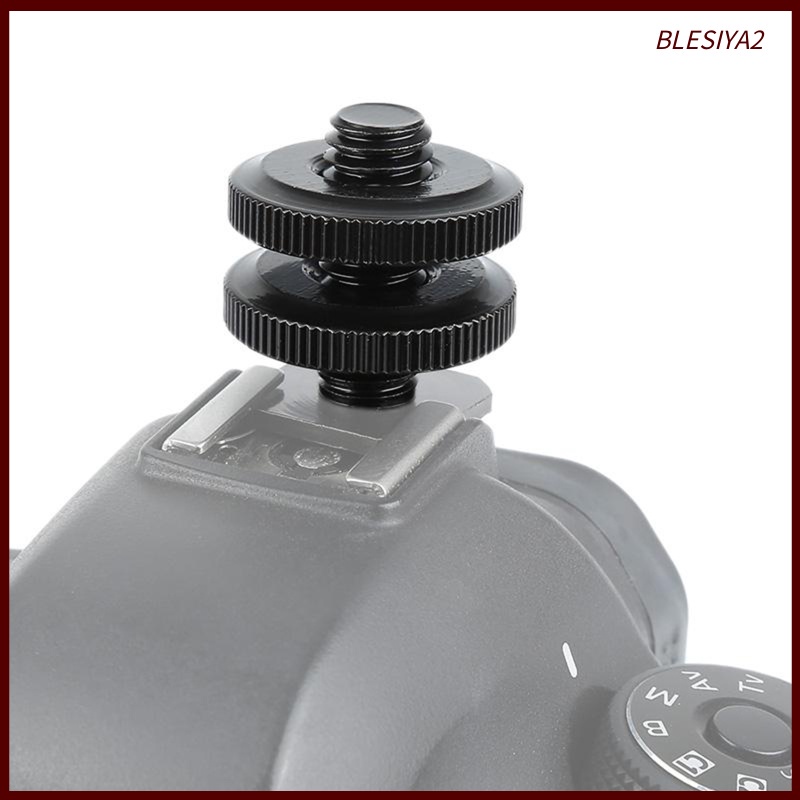 Camera Hot Shoe Mount to 1/4&quot;Tripod Screw Adapter Flash Shoe Mount for DSLR