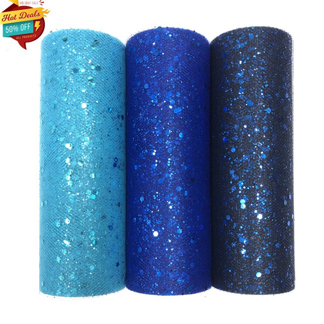 Cuộn Vải Tuyn 15cmx25y Trang Trí Đa Dụng Chất Lượng Cao