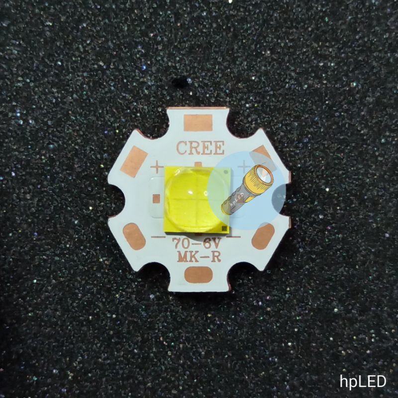 Led Cree chính hãng đế đồng 2 trong 1 XHP70  XHP70.2 XHP70B 6/12V 30W 5000lm