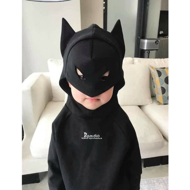 Đồ bộ bé trai, set bộ hoodie H&M siêu nhân batman, hàng xuất dư thời trang trẻ em