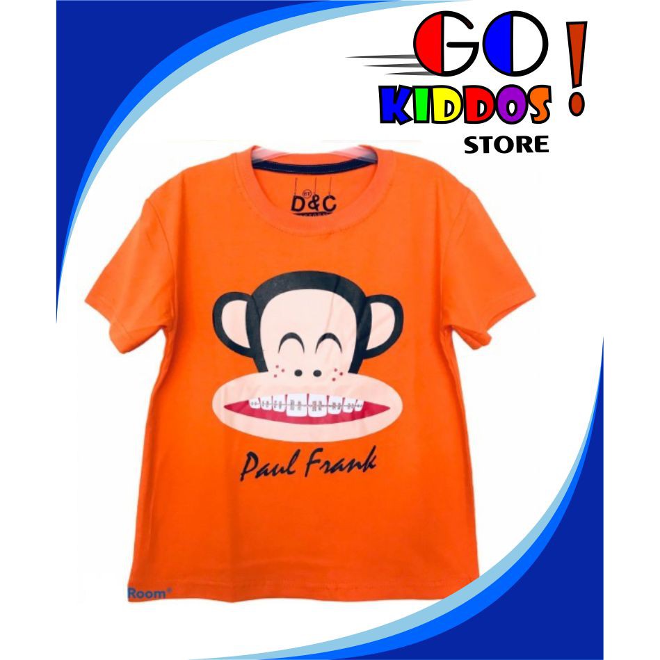 Áo Thun In Hình Khỉ Paul Frank Orange Thời Trang Cho Bé Trai 1 2 3 4 5 6 7 8 9 10 Tuổi