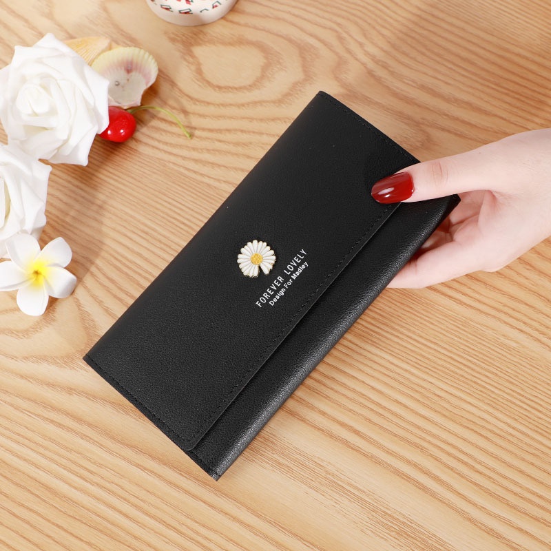 Ví bóp nữ dài cầm tay Forever Lovely hoa cúc TX141