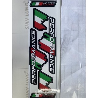 Sét logo performance decal trắng nền đen