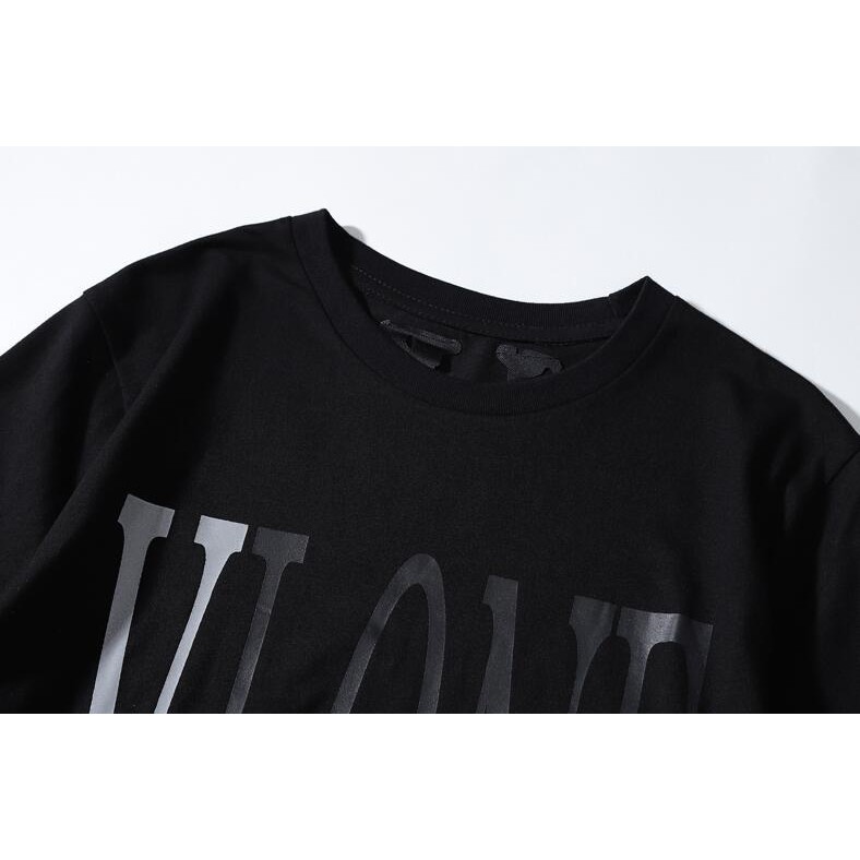 Áo Thun Tay Ngắn In Chữ Vlone Mạnh Mẽ Sành Điệu