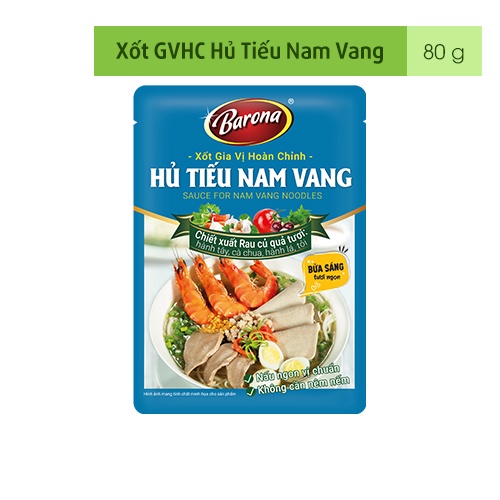 [Mã FMCGMALL -8% đơn 250K] Xốt Gia Vị Hoàn Chỉnh Barona Hủ Tiếu Nam Vang 80g