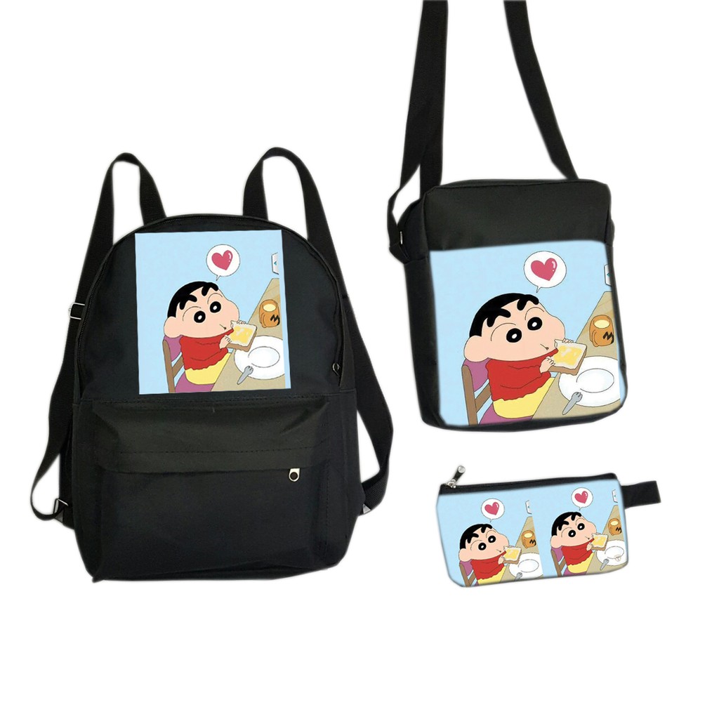 Set balo bộ 3 in hình Cushin