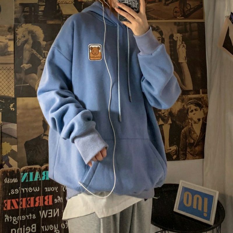 áo hoodie logo gấu