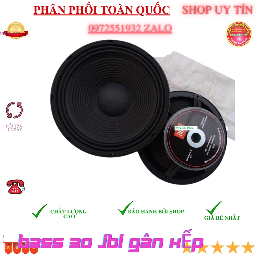Củ loa bass 30 jbl từ 170 gân vải chất thì miễn bàn - giá 2 chiếc loa bass 3 tấc chính hãng