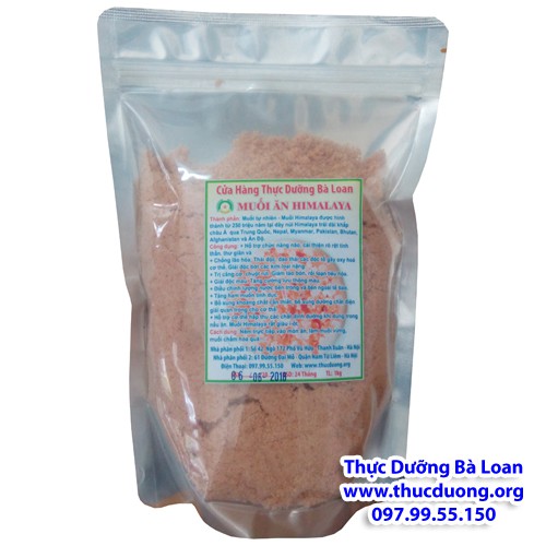 Muối Himalaya 500g Thực Dưỡng Bà Loan
