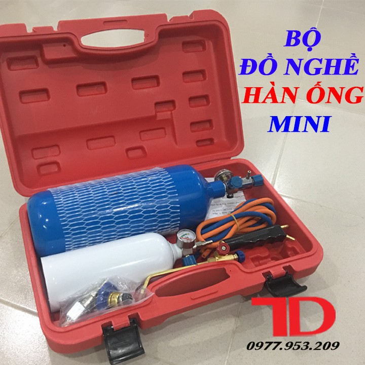 Bộ hàn gió đá mini màu đỏ