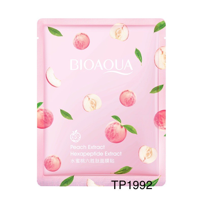 Mặt nạ dưỡng trắng da quả Đào Bioaqua