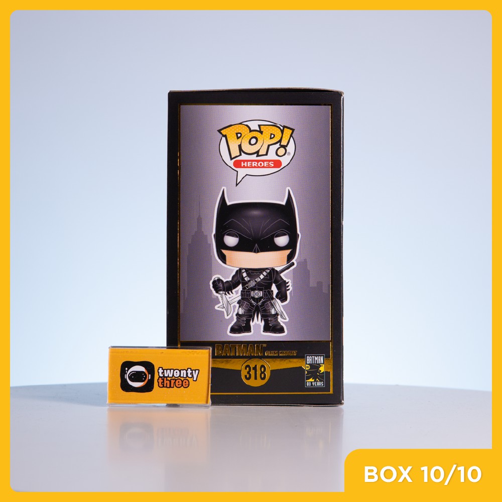 Mô hình đồ chơi Funko Pop • Batman Grim Knight 318 • Batman 80th (Hot Topic Exclusive)