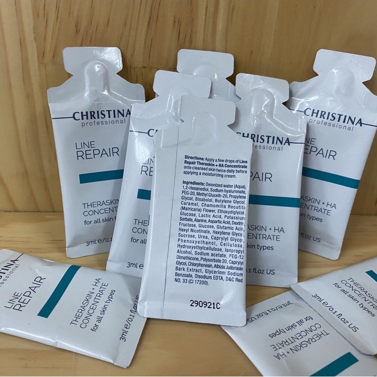 Serum Cấp Nước Line Repair Theraskin + HA Concentrate CHRISTINA Hỗ Trợ Cải Thiện Nếp Nhăn, Trẻ Hóa Làn Da
