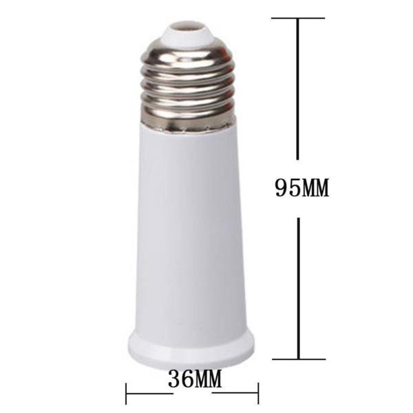 Chuôi đèn chuyển đổi mở rộng từ E27 sang E27 65mm
