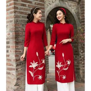ÁO DÀI CÁCH TÂN LỤA CAO CẤP ( Áo + Quần)
