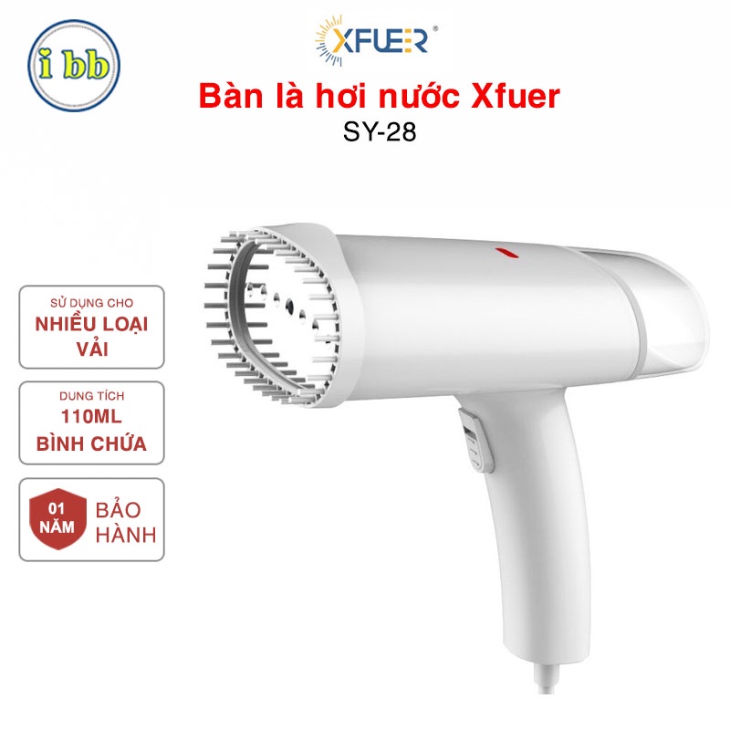 Bàn là hơi nước cầm tay XFUER 1200W - Bàn ủi hơi nước cầm tay CAO CẤP, ủi phẳng mọi chất vải, không mỏi tay khi dùng