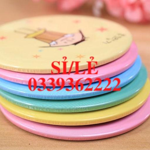 [ COCOLOVE ] Set 10 gương mini bỏ túi nhiều hình dễ thương  HAIANHSHOP