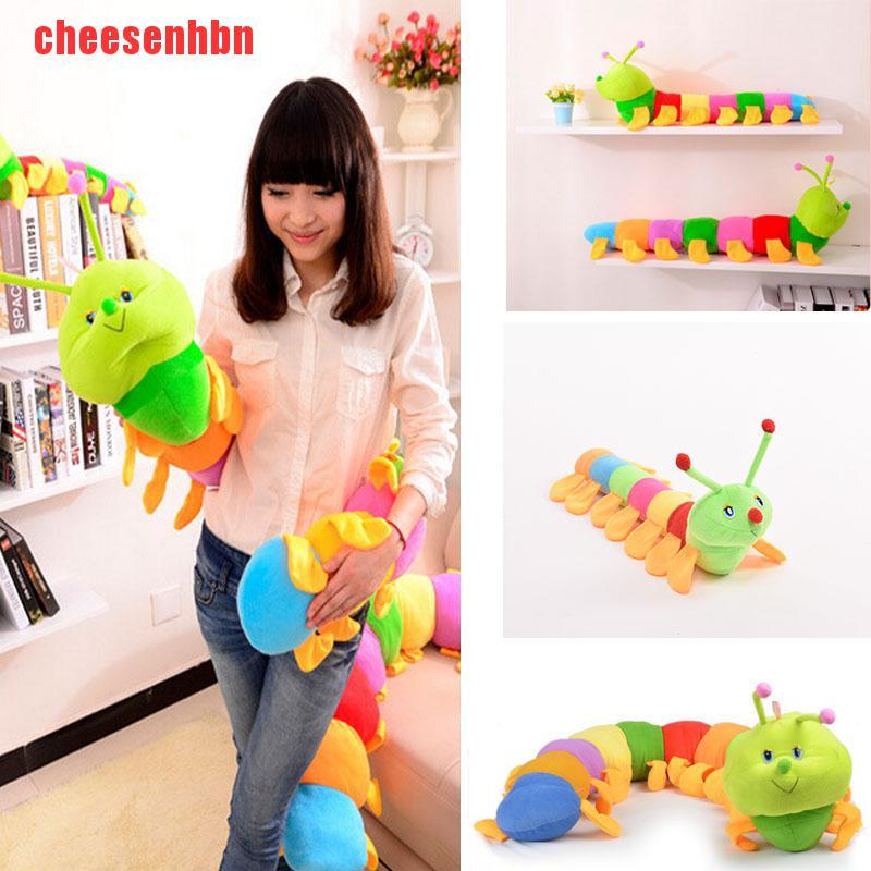 [cheesenhbn]1 X Colorful Inchworm Soft Caterpillar Lovely Developmental Child Baby Toy Doll