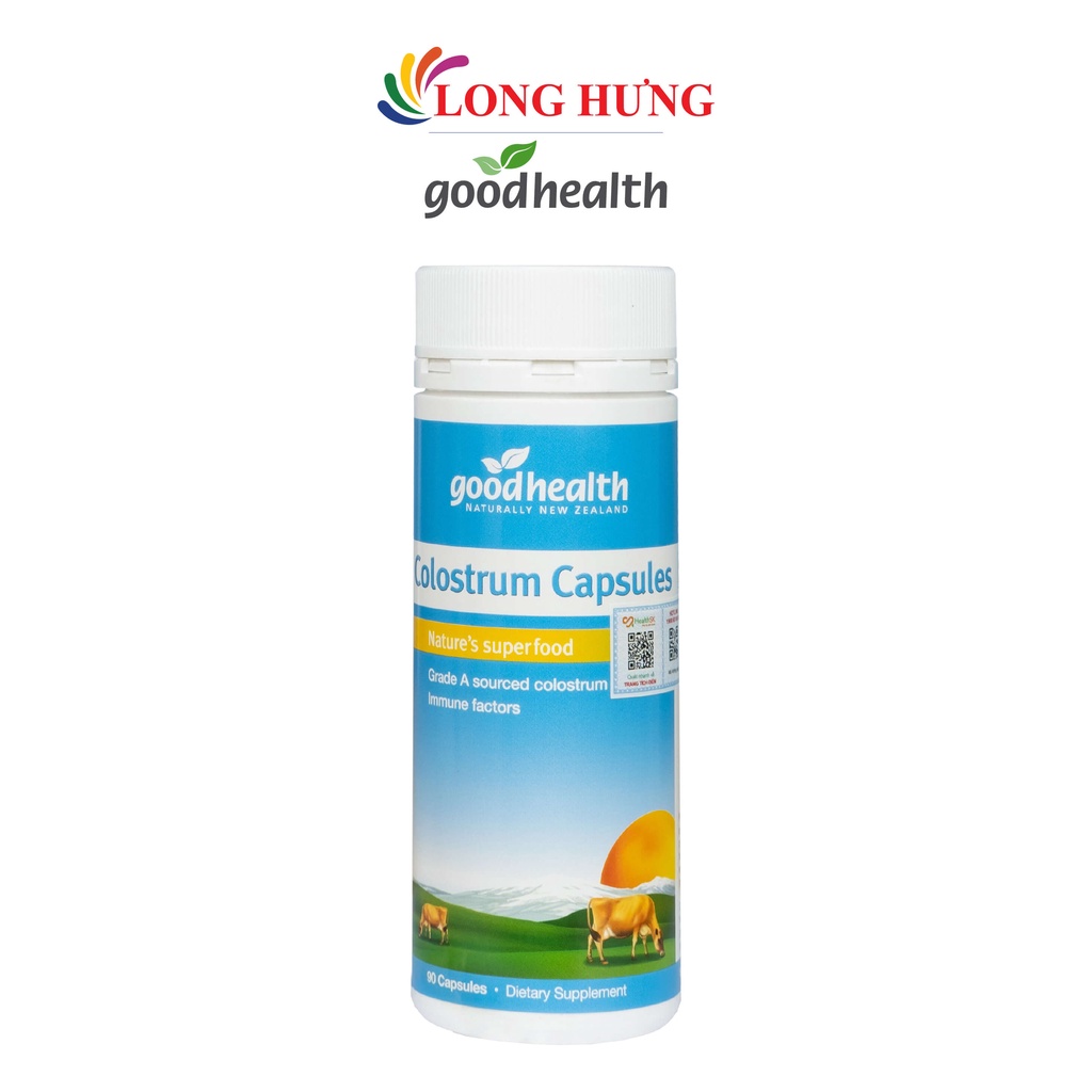 Sữa non GoodHealth Colostrum Capsules hỗ trợ tăng cường sức đề kháng