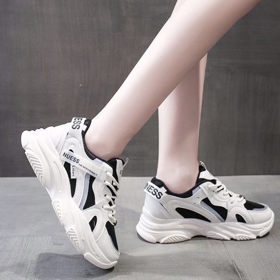 Giày thể thao nữ đẹp, giày độn đế tăng chiều cao đi chơi phong cách hàn quốc HH 148 | BigBuy360 - bigbuy360.vn