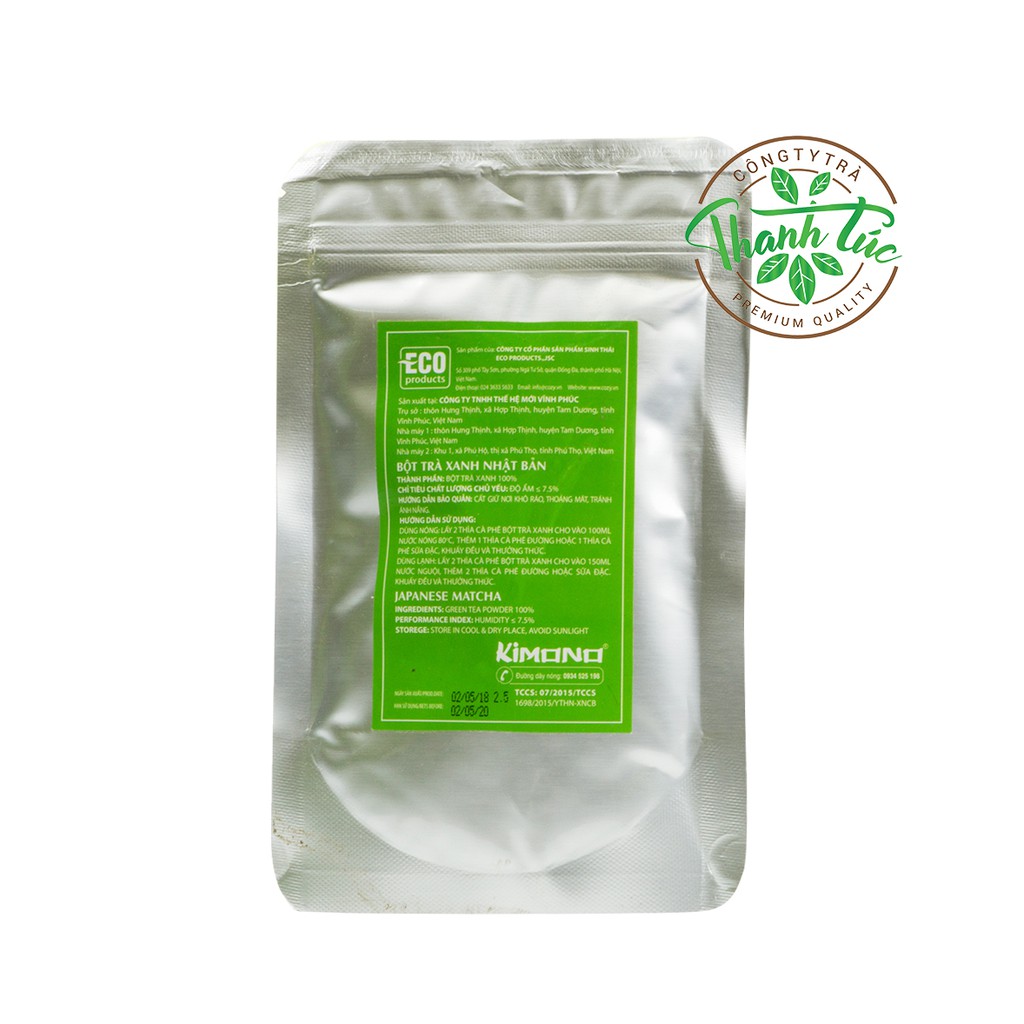 Bột Matcha Nhật Bản Kimono Gói 100gr | BigBuy360 - bigbuy360.vn