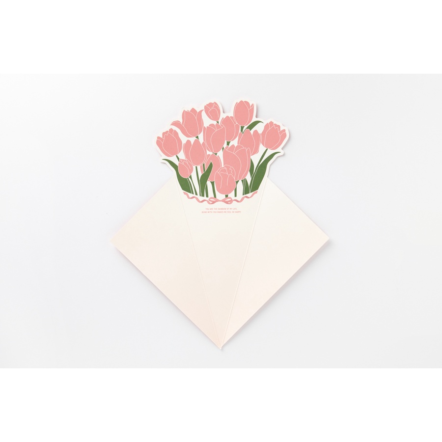 Tấm Thiệp ARTBOX Hàn Quốc Hình Hoa Tulip Xinh Xắn