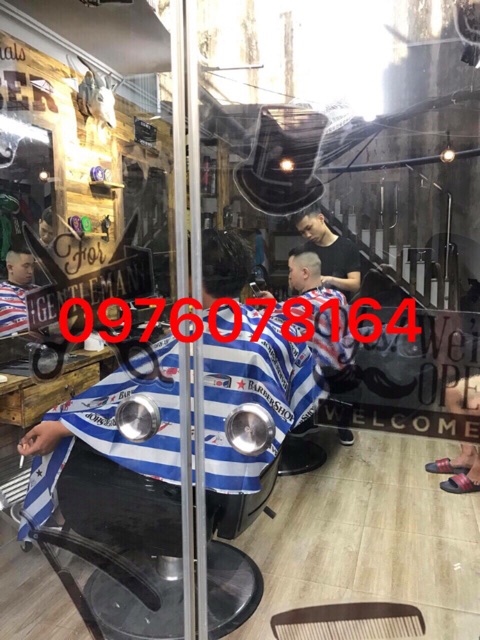 KHĂN CẮT TÓC NAM BARBER CHO BARBERSHOP